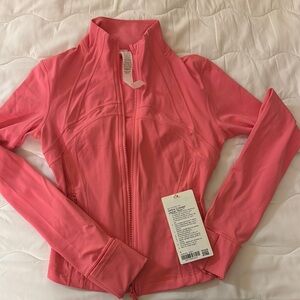 Lululemon Pink cropped Jacket nulu